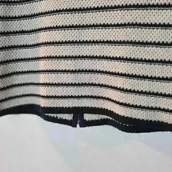 River Island Cardigan Lady Jacket stripes lace pearl 3/4 Sleeve 12 - Picture 4 of 9